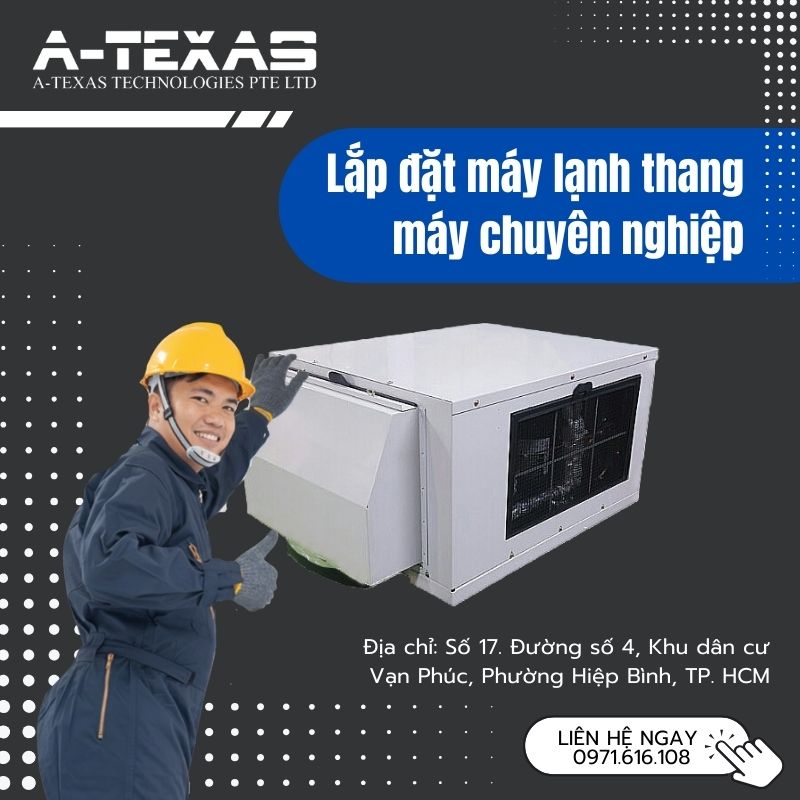 Lắp đặt máy lạnh thang máy chuyên nghiệp